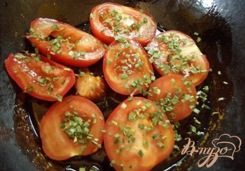 Мясо запеченное с помидорами Мясо запеченное с помидорами