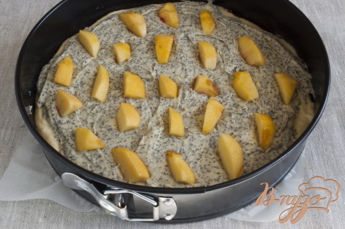 Пирог с маком и персиками Пирог с маком и персиками