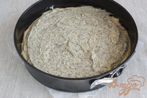 Пирог с маком и персиками Пирог с маком и персиками