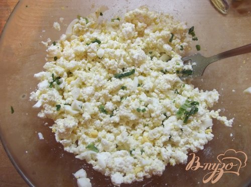 Плацинда с творогом и яйцом Плацинда с творогом и яйцом
