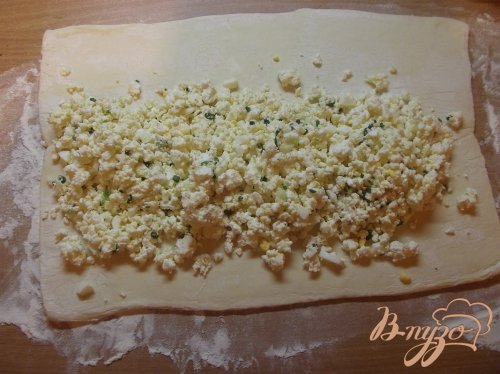 Плацинда с творогом и яйцом Плацинда с творогом и яйцом