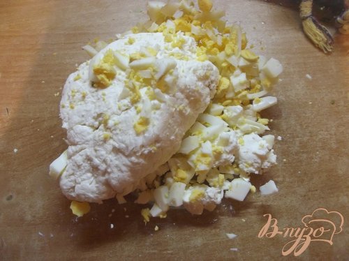 Плацинда с творогом и яйцом Плацинда с творогом и яйцом
