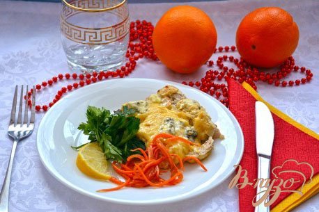 Французский вариант запеченого мяса птицы Французский вариант запеченого мяса птицы