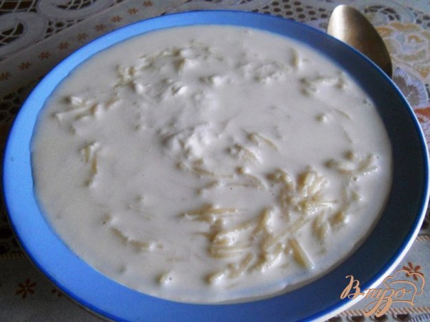 Рецепт Молочный суп с вермишелью
