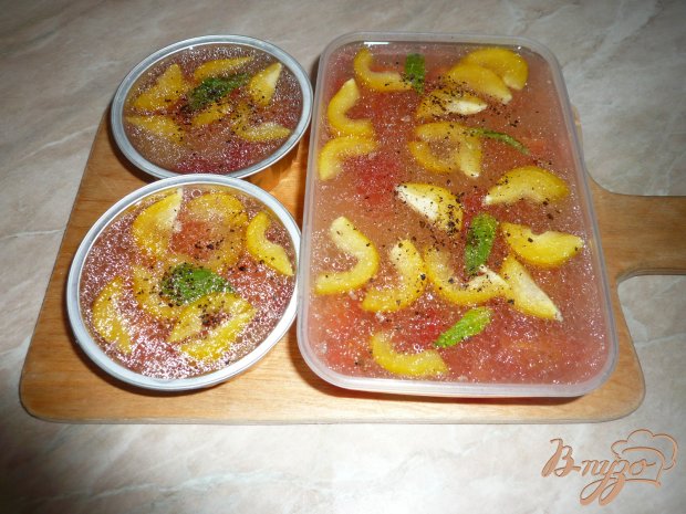 Заливное со свежими овощами Заливное со свежими овощами