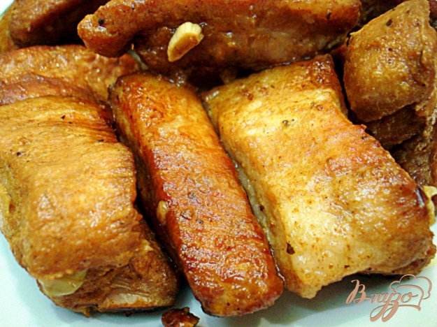 Рецепт Свиные рёбрышки запеченные с чесноком