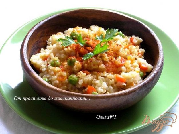 Рецепт Плов из коричневого риса с овощами