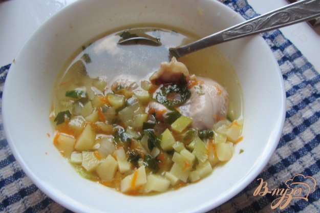 Рецепт Кабачковый суп на индейки без зажарки