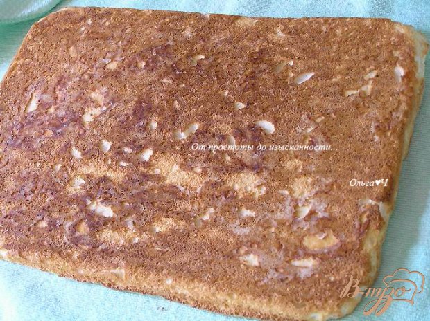 Имбирно-лимонный рулет (на белках) Имбирно-лимонный рулет (на белках)