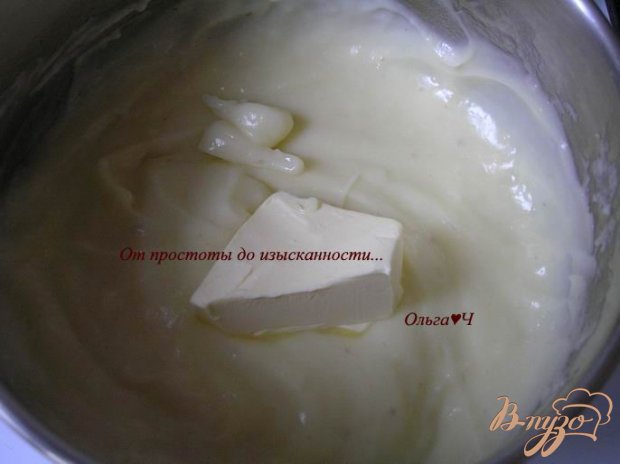 Слоеный торт-мороженое с шоколадным кремом Слоеный торт-мороженое с шоколадным кремом