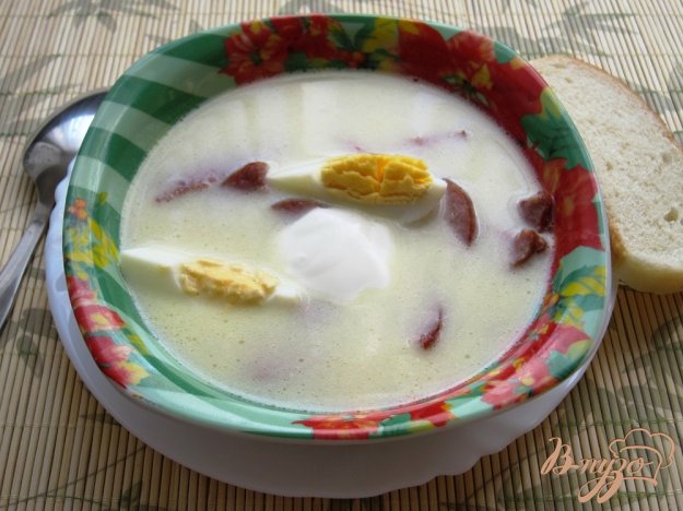 Рецепт Белый суп "Жур"