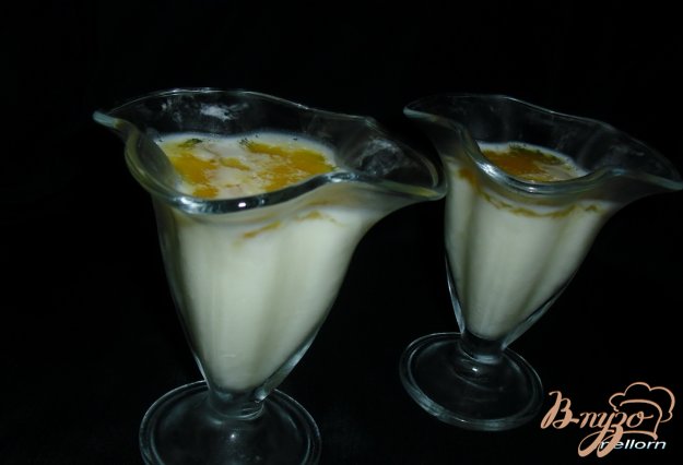 Рецепт Молочно-цитрусовый десерт "Апельсиновые брызги"