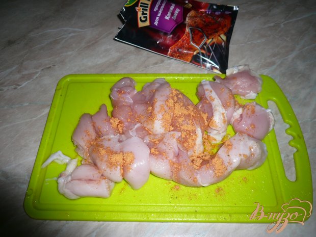 Куриная грудка со сладким перцем Куриная грудка со сладким перцем
