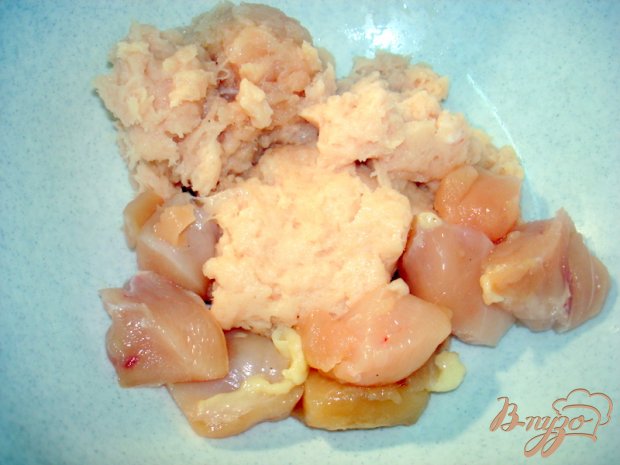 Куриное суфле с тыквой и морковью Куриное суфле с тыквой и морковью