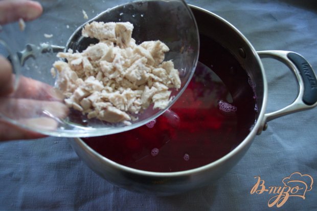 Свекольник холодный с курицей Свекольник холодный с курицей