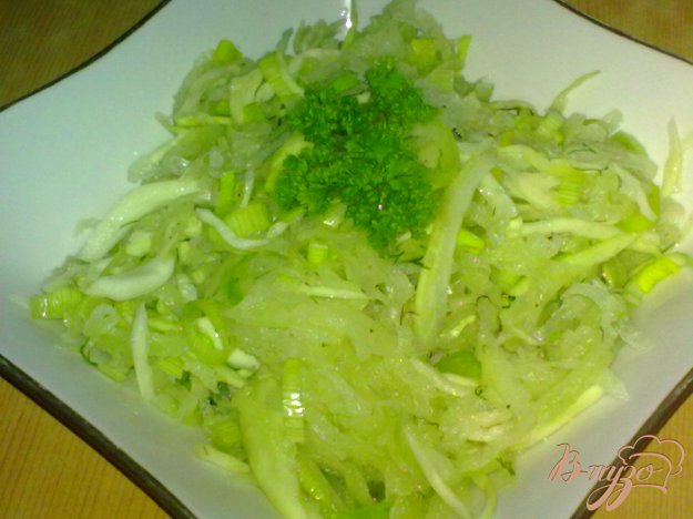 Рецепт Салат из зеленой редьки