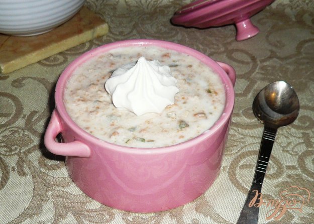 Рецепт Йогуртовый завтрак с фейхоа и овсяными хлопьями
