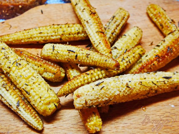 Рецепт Початки кукурузы запеченые с ароматными травами