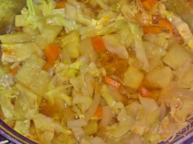 Картофель в соусе с овощами Картофель в соусе с овощами