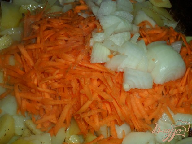 Жареный картофель с аджикой Жареный картофель с аджикой