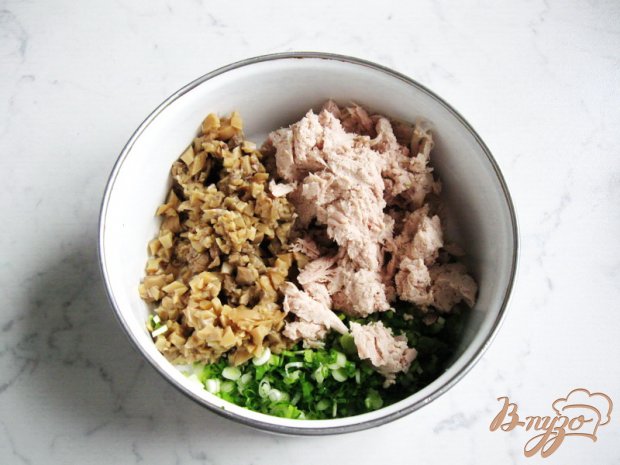 Блинчики с мясом, грибами и зеленым луком Блинчики с мясом, грибами и зеленым луком