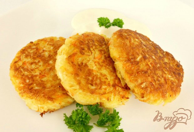 Капустные котлеты с морковью Капустные котлеты с морковью