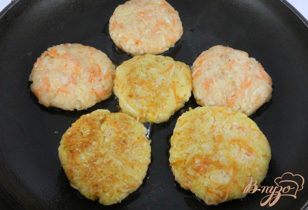 Капустные котлеты с морковью Капустные котлеты с морковью