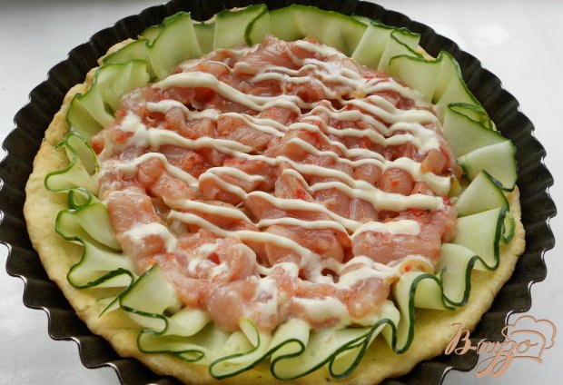 Пирог из песочного теста с курицей и овощами Пирог из песочного теста с курицей и овощами