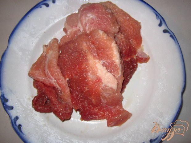 Рецепт Свиные отбивные в соевом соусе и зеленым луком