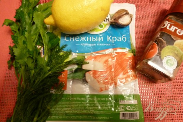 Рецепт Маринованные крабовые палочки