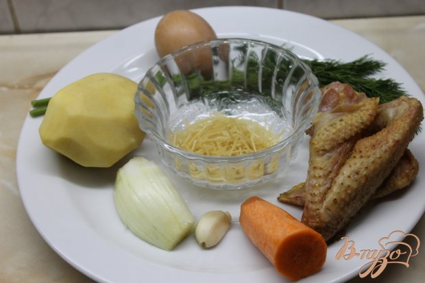Рецепт Куриный супчик с вермишелью и яйцом