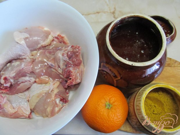 Рецепт Курица карри с апельсином и медом