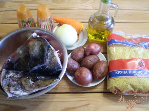 Рецепт Суп рыбный из головы щуки и толстолоба