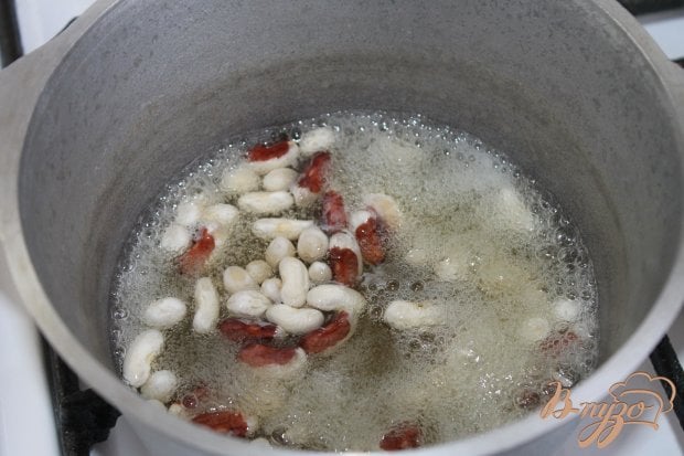 Рецепт Борщ с фрикадельками и фасолью