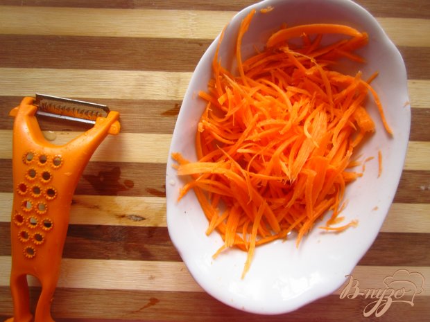 Рецепт Салат с корейской морковью и куриным сердцем