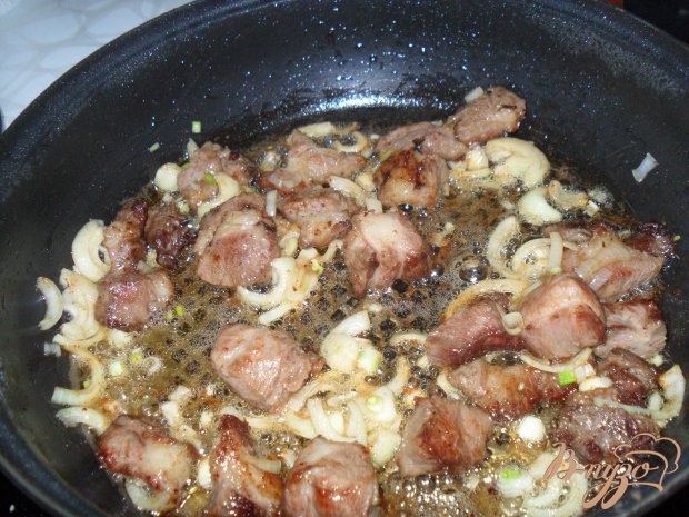Рецепт Картофель тушенный со свининой