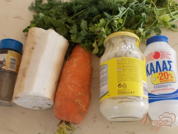 Рецепт Салат из дайкона и моркови