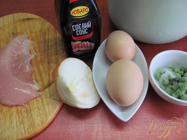 Рецепт Фритатта с куриным мясом и соевым соусом