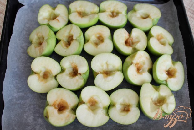 Рецепт Мясной салат с печеным яблоком