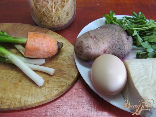 Рецепт Суп с яйцом и брынзой