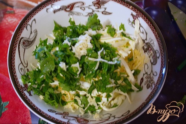 Запеченый батон с сыром и зеленью Запеченый батон с сыром и зеленью
