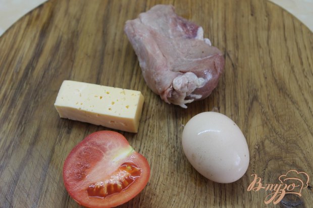 Рецепт Свиная вырезка в кляре с овощами под сыром
