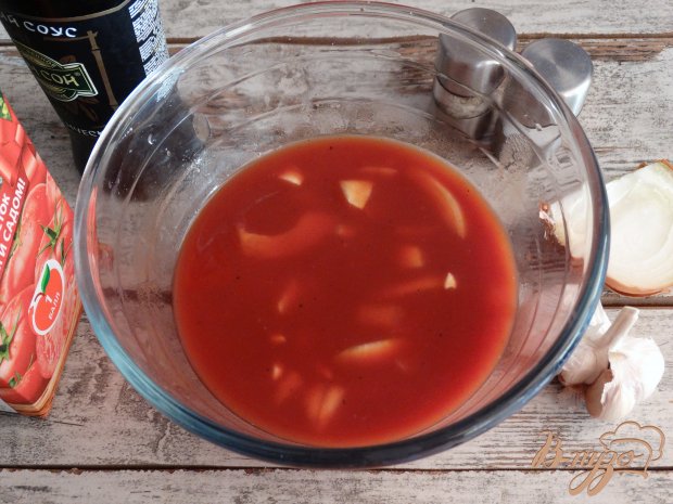 Рецепт Свиные отбивные в томатном маринаде и кунжутной корочкой