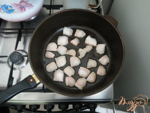 Картофель жареный с грибами и луком Картофель жареный с грибами и луком