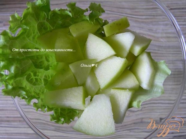 Рецепт Фруктовый салат с фисташками и мятным сиропом
