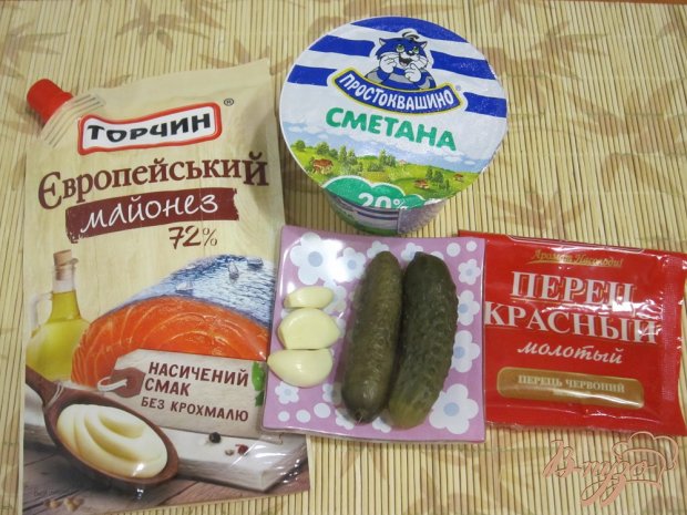 Рецепт Соус для овощей