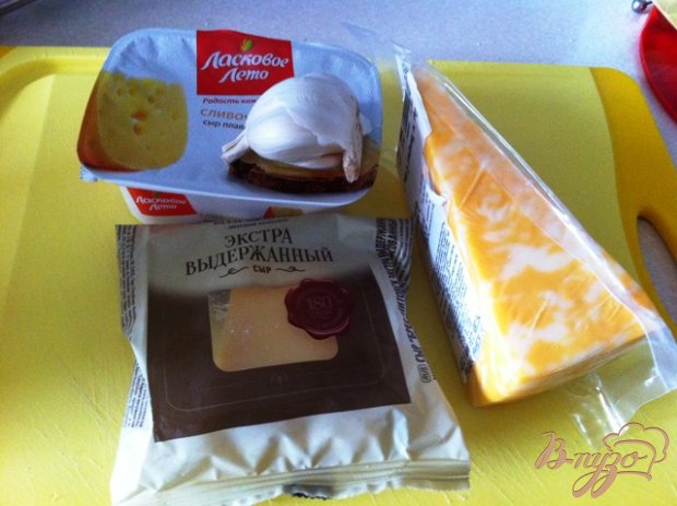 Рецепт Сырный салат с помидорами