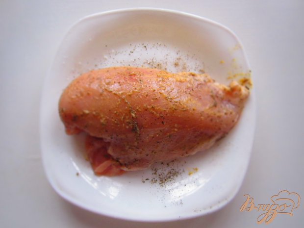 Рецепт Курица в горчично- луковом соусе