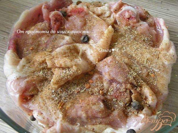 Рецепт Курица в пряностях с корицей