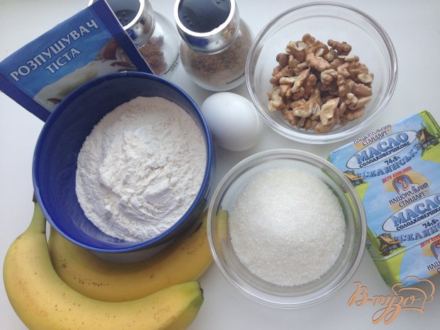Рецепт Бананово-ореховое печенье